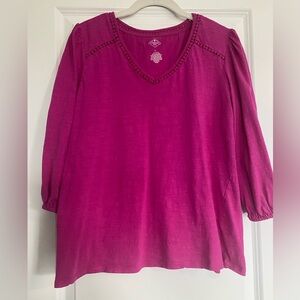 St. John’s Bay Lg 3/4 sleeve shirt